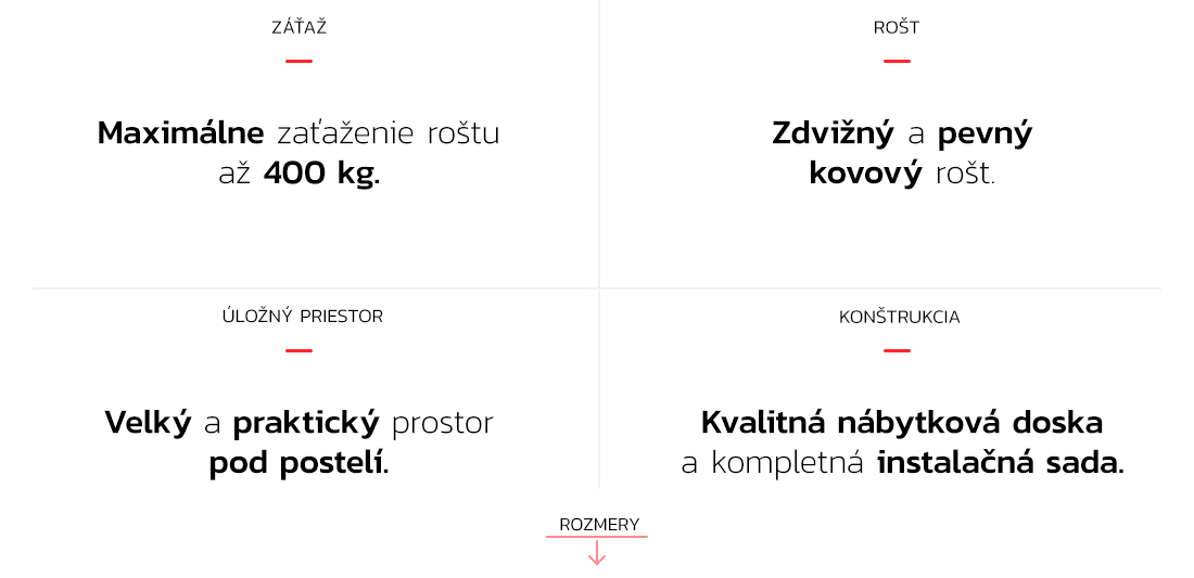 Luxusná posteľ CARO 140x200 s kovovým zdvižným roštom SIVÁ