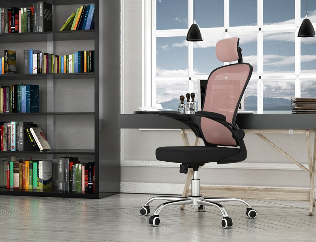 Kancelářská židle DORY růžová