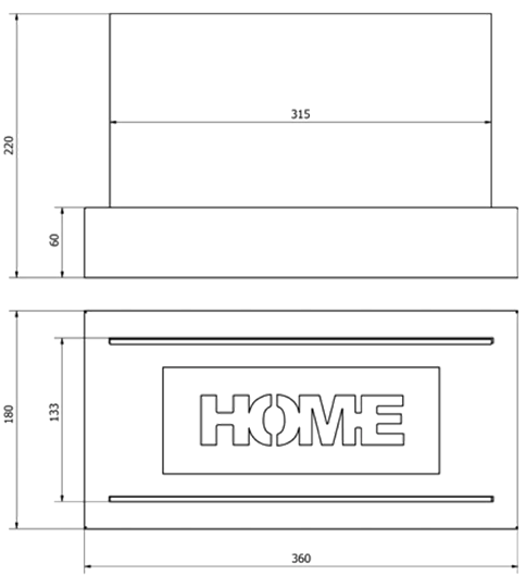 Voľne stojaci BIOKRB HOME siví