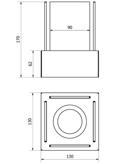 BIOKRB 13x13 cm SMART BIELA