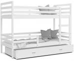 Detská posteľ JACEK 80x160 cm BIELA-BIELA
