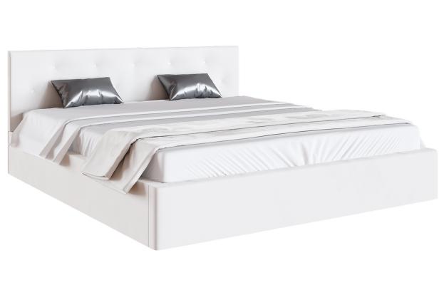 Luxusná posteľ CRYSTAL biela 120x200 s kovovým zdvižným roštom