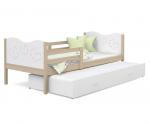 Detská posteľ MAX P2 80x190 cm BOROVICA-BIELA
