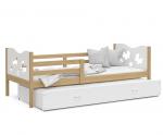 Detská posteľ MAX P2 90x200 cm BOROVICA-BIELA