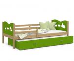 Detská posteľ MAX P2 90x200 cm BOROVICA-ZELENÁ