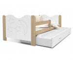 Detská posteľ MIKOLAJ P2 80x190 cm BOROVICA-BIELA