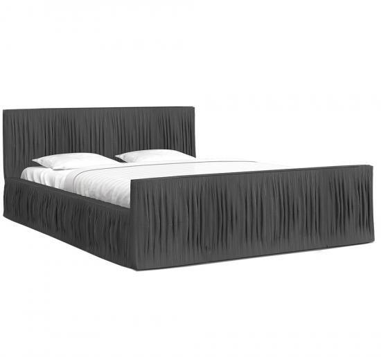 Luxusná posteľ VISCONSIN 90x200 s kovovým zdvižným roštom GRAFIT