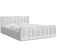 Luxusná posteľ VISCONSIN 120x200 s kovovým zdvižným roštom BIELA