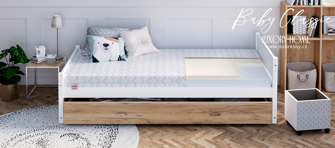 Detská penový matrac BABY CLASSIC s latexom 60x120cm
