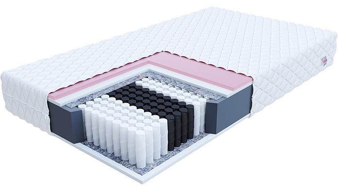 Taštičkový matrac ATINA JERSEY 200x200cm s VISCO penou 18cm