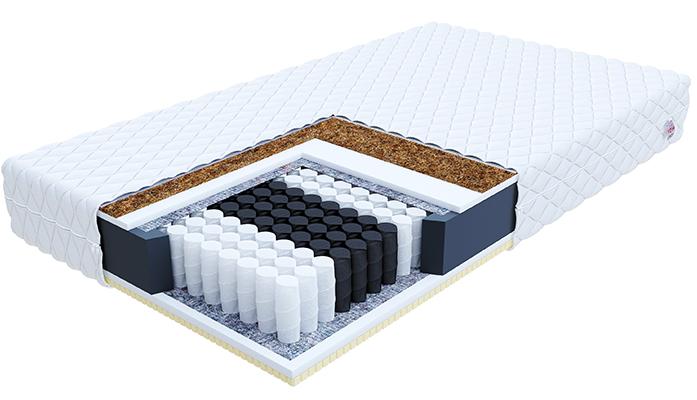 Taštičkový matrac ARDEA JERSEY 80x200cm s kokosom a latexom 20cm