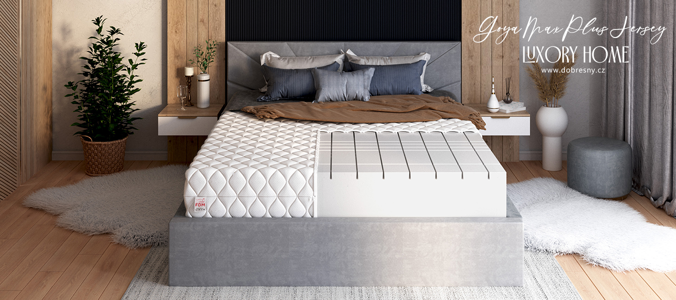 Penový matrac GOYA MAX PLUS JERSEY 80x200cm 25cm