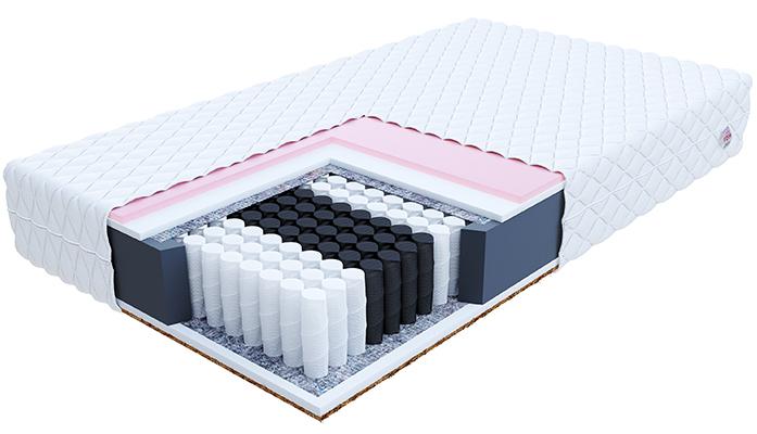 Taštičkový matrac REGGIO JERSEY 180x200cm s kokosom 25cm