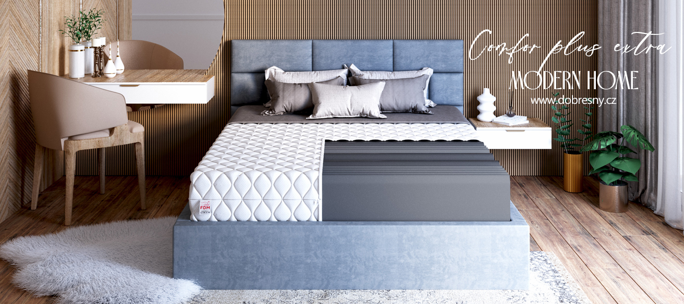 Penový matrac COMFORT PLUS EXTRA 180x200cm s 25cm