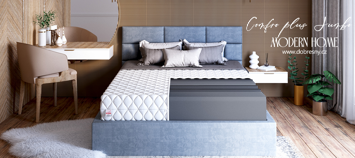 Penový matrac COMFORT PLUS JUMBO 140x200cm s 20cm