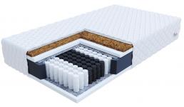 Taštičkový matrac FAMILY JERSEY 200x200cm s kokosom 17cm