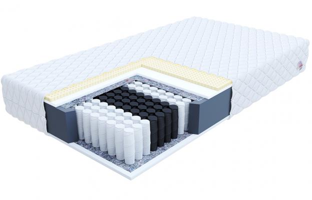 Taštičkový matrac BOLONIA MAX JERSEY 180x200cm s latexom 24cm
