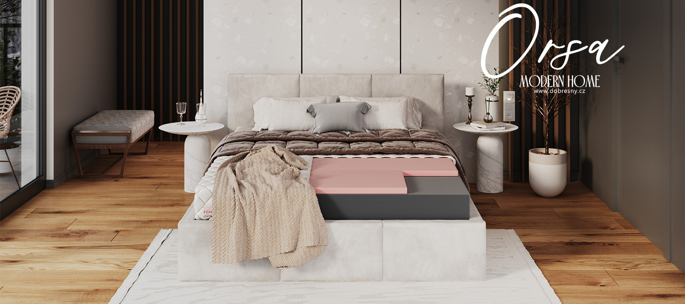 Penový matrac ORSA JERSEY 140x200 cm 16cm