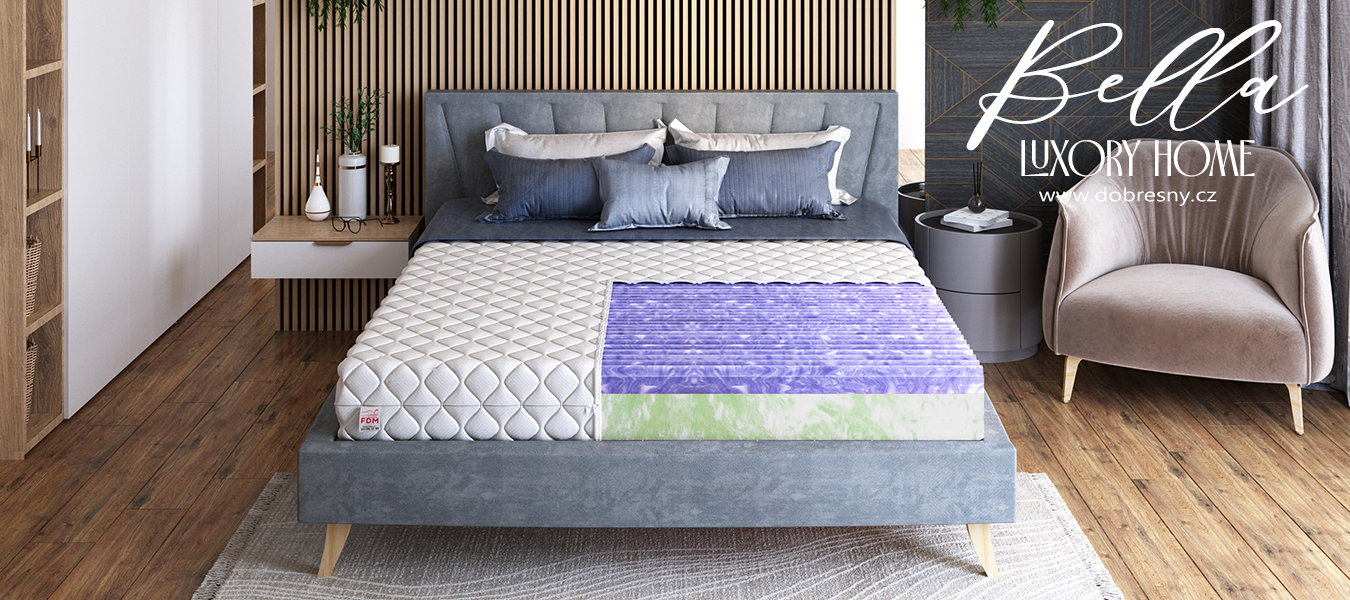 Kvalitný penový matrac BELLA JERSEY 90x190cm 21cm