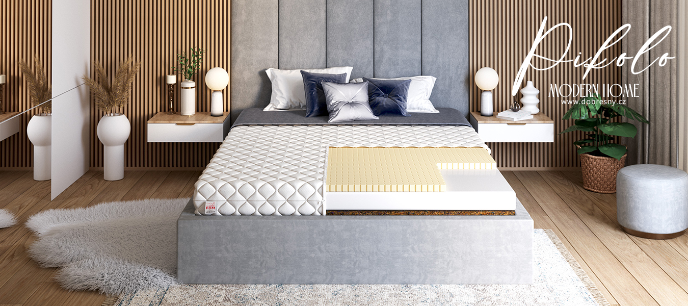 Penový matrac PIKOLO JERSEY 100x200cm s kokosom 9cm