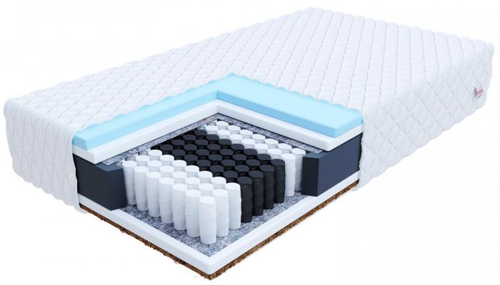 Taštičkový matrac LAVAL JERSEY 100x200 cm s kokosom 19cm