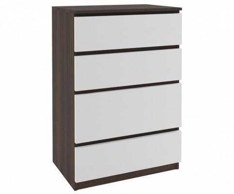 Komoda SIMPLY Gaštan - Biela
