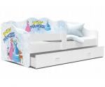 Detská jednolôžková posteľ LILI biela VZOR princeznej 80x180