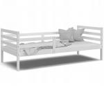 Detská jednolôžková posteľ JACEK P 160x80 cm bez šuplíka BIELA