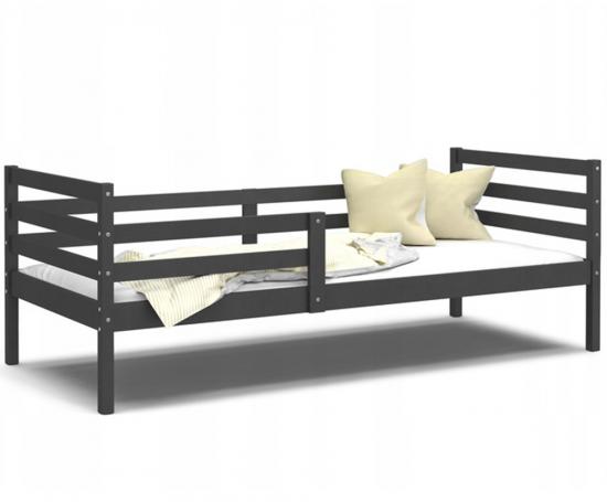Detská jednolôžková posteľ JACEK P 160x80 cm bez šuplíka ŠEDÁ