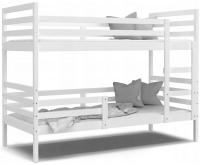 Detská poschodová posteľ JACEK bez šuplíka 190x80 cm BIELA