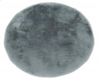 Kusový okrúhly koberec Rabbit TMAVO SIVÁ 110cm