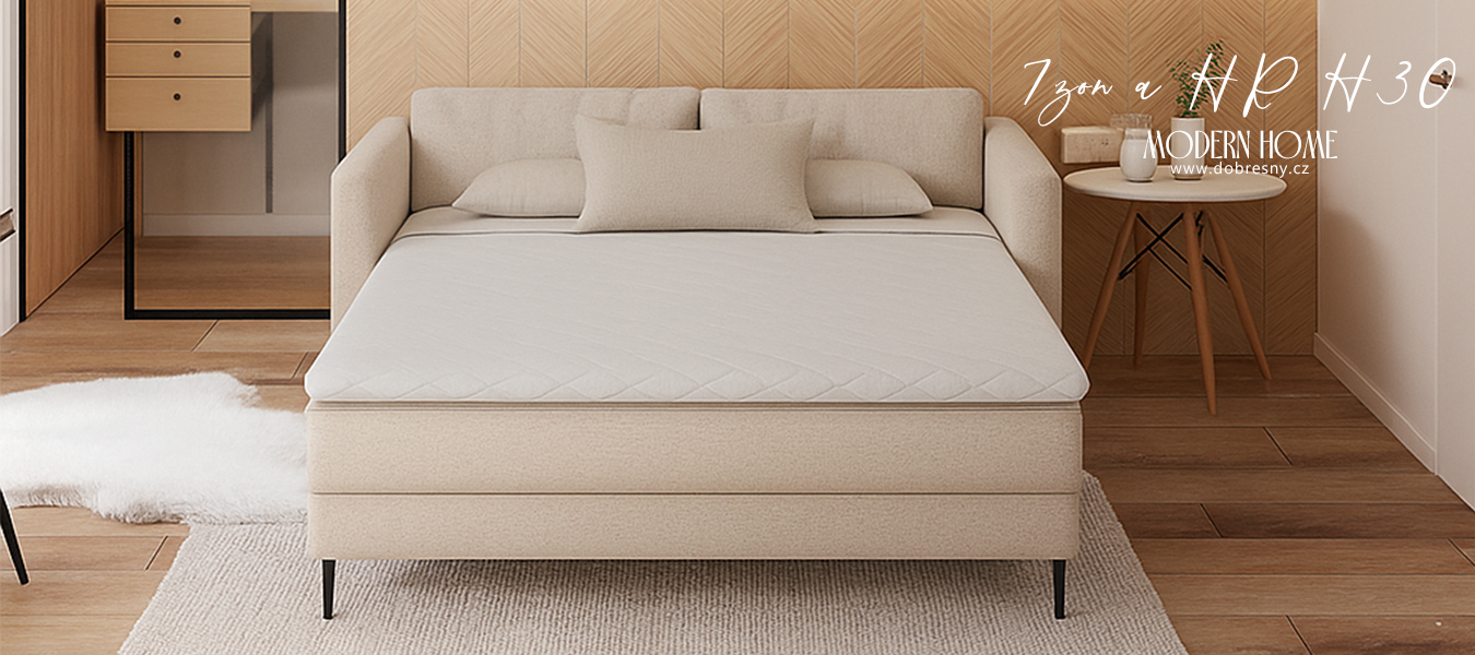 Vrchný matrac z profilovanej peny HR H30 100x200cm 5cm