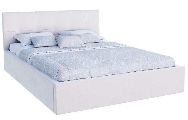 Posteľ s úložným priestorom 90x200 cm VEGAS VELUR BIELA