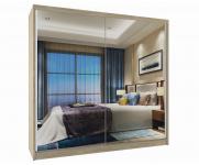 Šatníková skriňa so zrkadlom ARIANA 200x218 cm DUB SONOMA