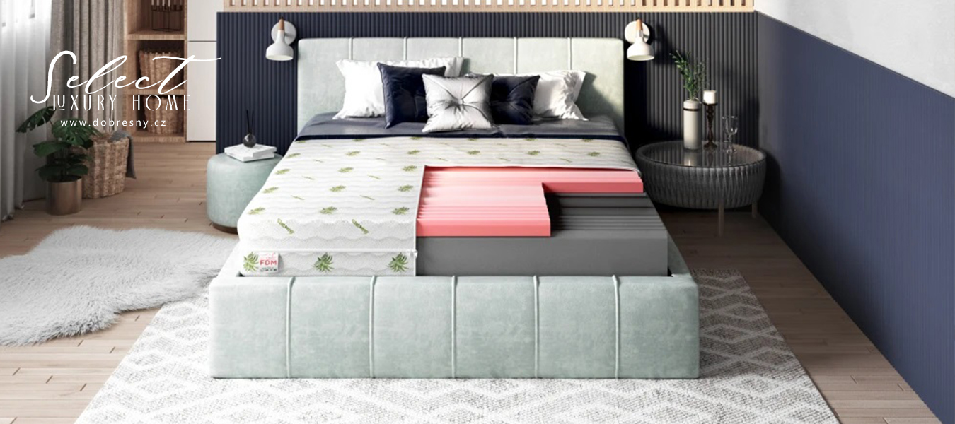 Penový matrac SELECT ALOE VERA 200 x 200 13 cm
