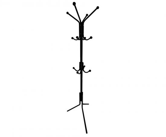 Stojanový vešiak do predsiene LIVIA čierna 182 cm