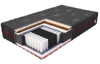 Taštičkový matrac BLACK MAX JACQUARD 120x200 cm s kokosom a latexom 26cm