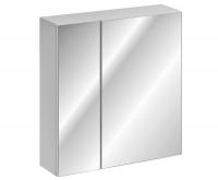 Kúpeľňová zrkadlová skrinka LEONARDO WHITE 60 cm