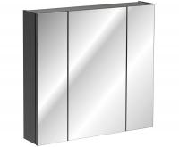 Kúpeľňová zrkadlová skrinka MONAKO GREY 80 cm