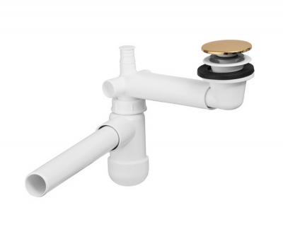 Umývadlový sifón Preloc 400 zlatý