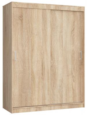Šatníková skriňa s posuvnými dverami 150 cm MONO dub sonoma