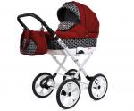 Kočík 2v1 BabyLux ROSSO OPTICAL CHILI