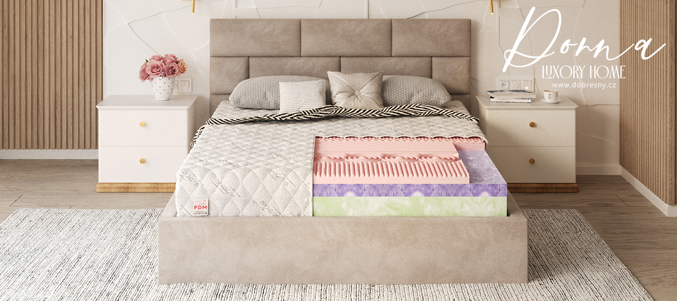 Penový matrac DONNA SILVERCARE 180x200 cm 29 cm