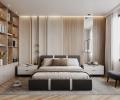 Čalúnená manželská posteľ PLATINUM grafit biela 140x200 Trinity s dreveným roštom