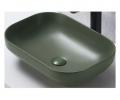 Keramické umývadlo NELI, zelená, 50 cm