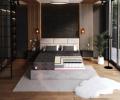 Taštičkový matrac BLACK MAX JACQUARD 200x200 cm s kokosom a latexom 26cm