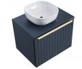 Kúpeľňová skrinka pod umývadlo SANTA FE DEEP BLUE 60 cm