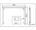 LED Rám 80 cm